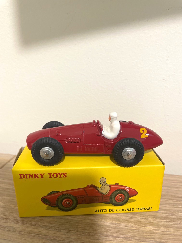 Atlas Vintage dinky toy 23J auto de course Ferrari 1956 RARE, Hobbies
