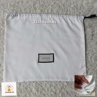 Authentic Gucci Dust bag 12x14 inches