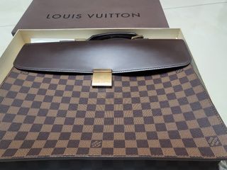 Louis Vuitton Damier Porte Documents Voyage Briefcase - Flawless Crowns