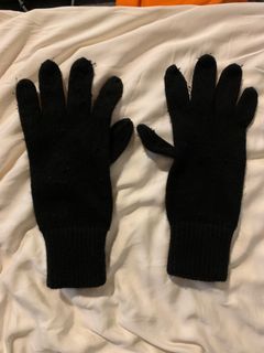 [Authentic] Naadam black cashmere gloves