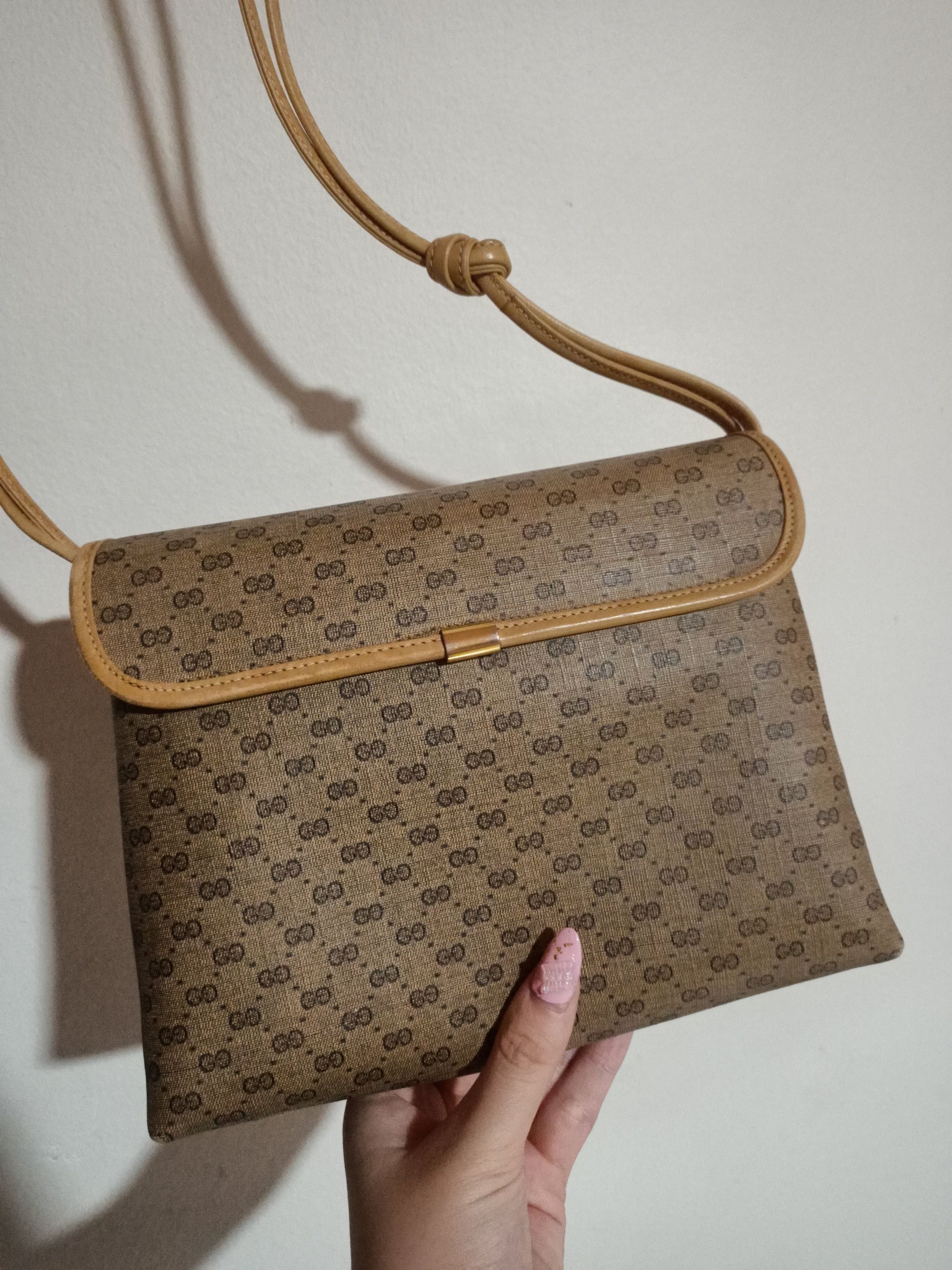 Authentic Rare Gucci Pvc Monogram Bag