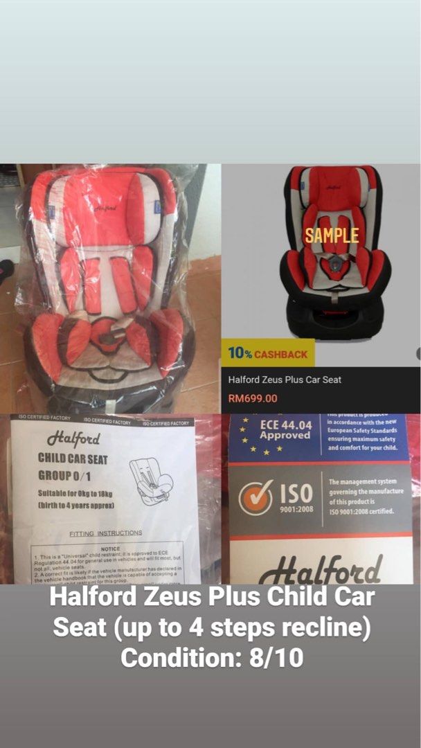 Halford car sale seat fitting