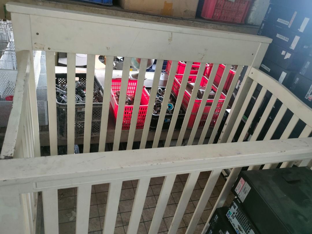 BABY CRIB (Category: Bed Guards) located in San Pedro. Submitted by cgi.saversplustrading (Listing ID 1232838197, Image 2). Description: BABY CRIB 📌 LAST PIECE AVAILABLE ‼️ Grab it now ‼️ 📌 Price : Php 4,500 📌 "First to pay" basis 📌 Color may vary due to lighting 📌 Pick up or shipped by any courier of your choice 📌 Customer will shoulder the shipping fee Para sa mga Home Furnitures, Appliances, Office Furnitures, Kitchen Equipment, computer