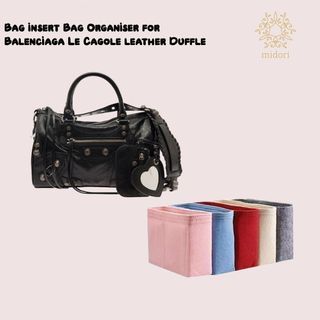 Bag Insert Bag Organiser for Balenciaga Le Cagole leather Duffle