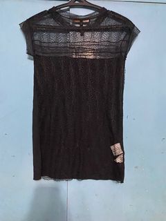 BCBG MAXZARIA Black   lace blouse