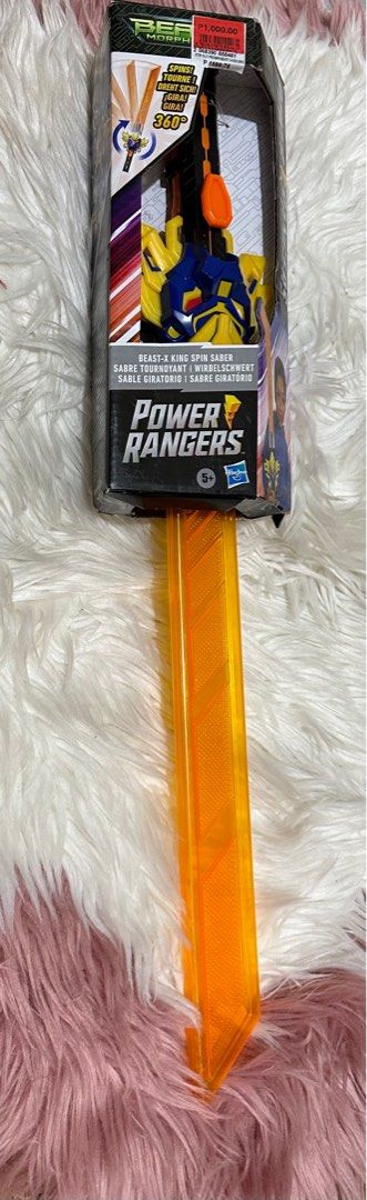 Power Rangers Beast-X King Spin Saber (Category: Action & Battle Toys) located in Marikina City. Submitted by mariado (Listing ID 1232924049, Image 3). Description: 500 pesos shipping fee not included .