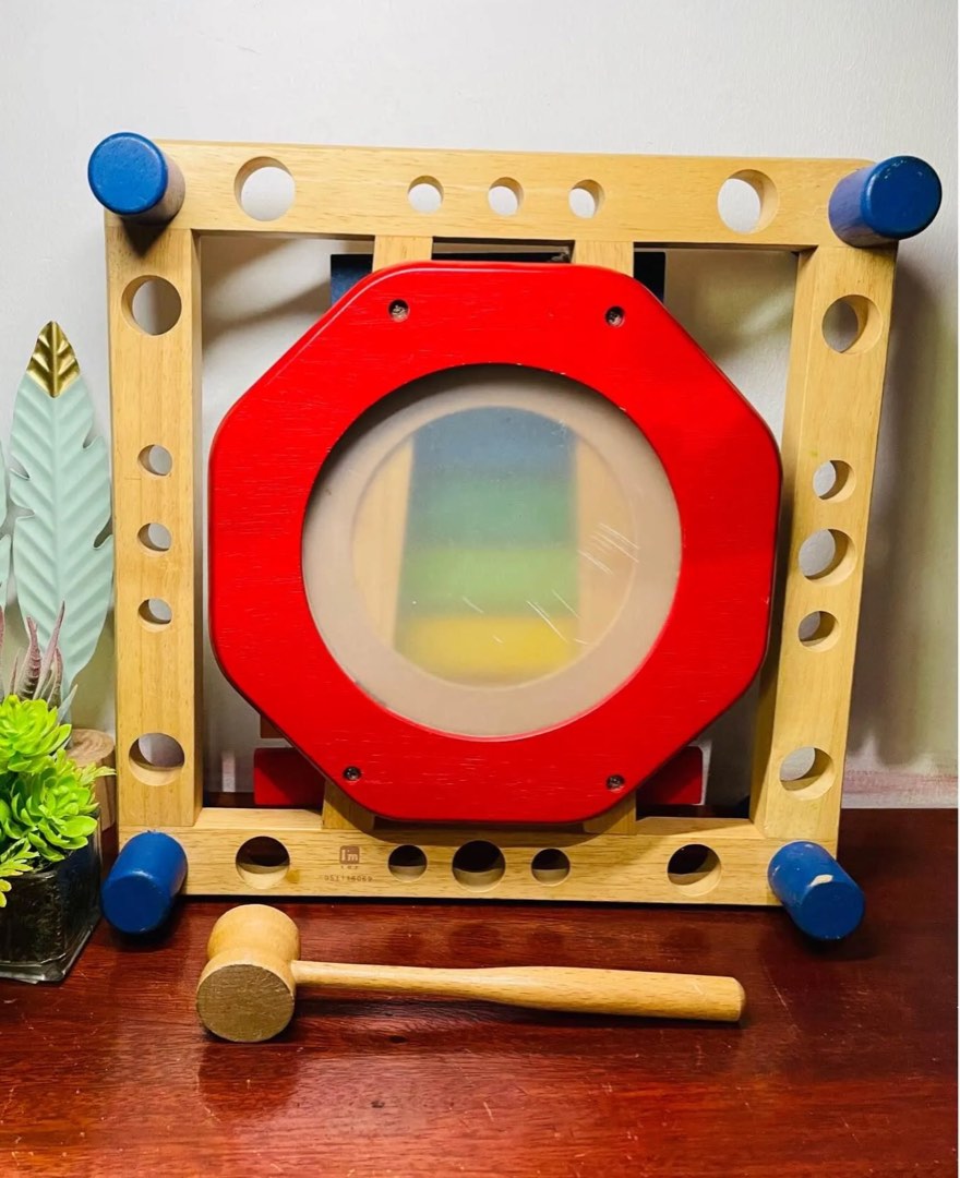 BIG WOODEN DRUM & XYLOPHONE IN 1 on Carousell