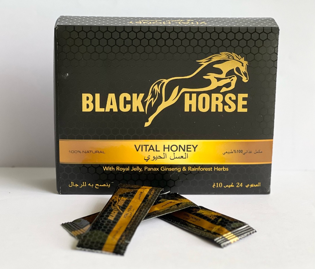 Original product 💯Honey Black horse 🐎10 g×24 pcs