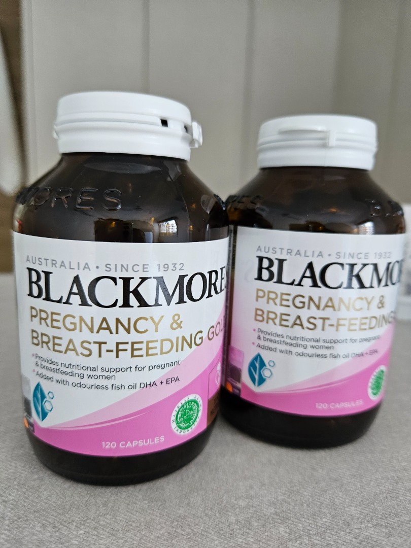 Blackmores pregnancy & breastfeeding gold 120 capsules, Health