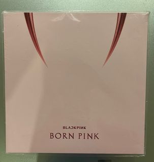 BLACKPINK 限量韓國正品blackpink BORN PINK LP專輯2nd完整專輯（粉膠 全新未拆）