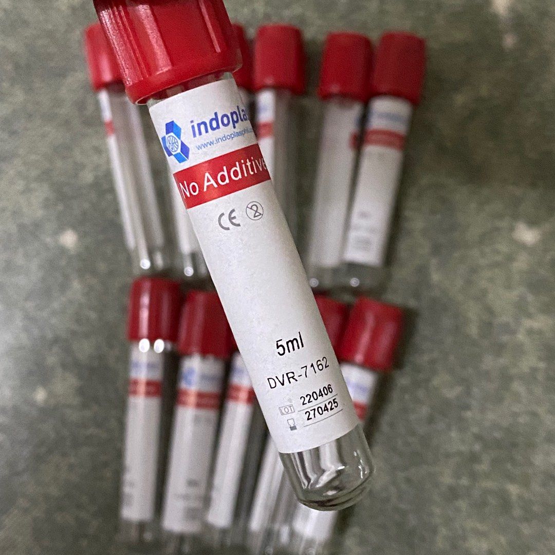 Blood Collection Vacuum Tubes (EDTA, Red, Yellow, Blue Top Tube