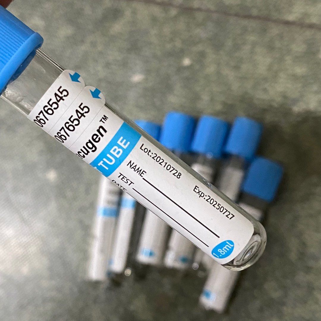 Blood Collection Vacuum Tubes (EDTA, Red, Yellow, Blue Top Tube