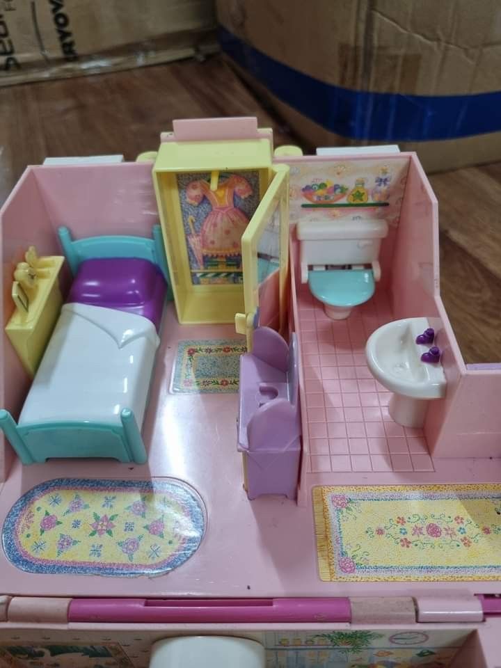 Maison De Poupée Miniature Lucy Locket Bluebird 1992, Univers Polly Pocket, Vintage