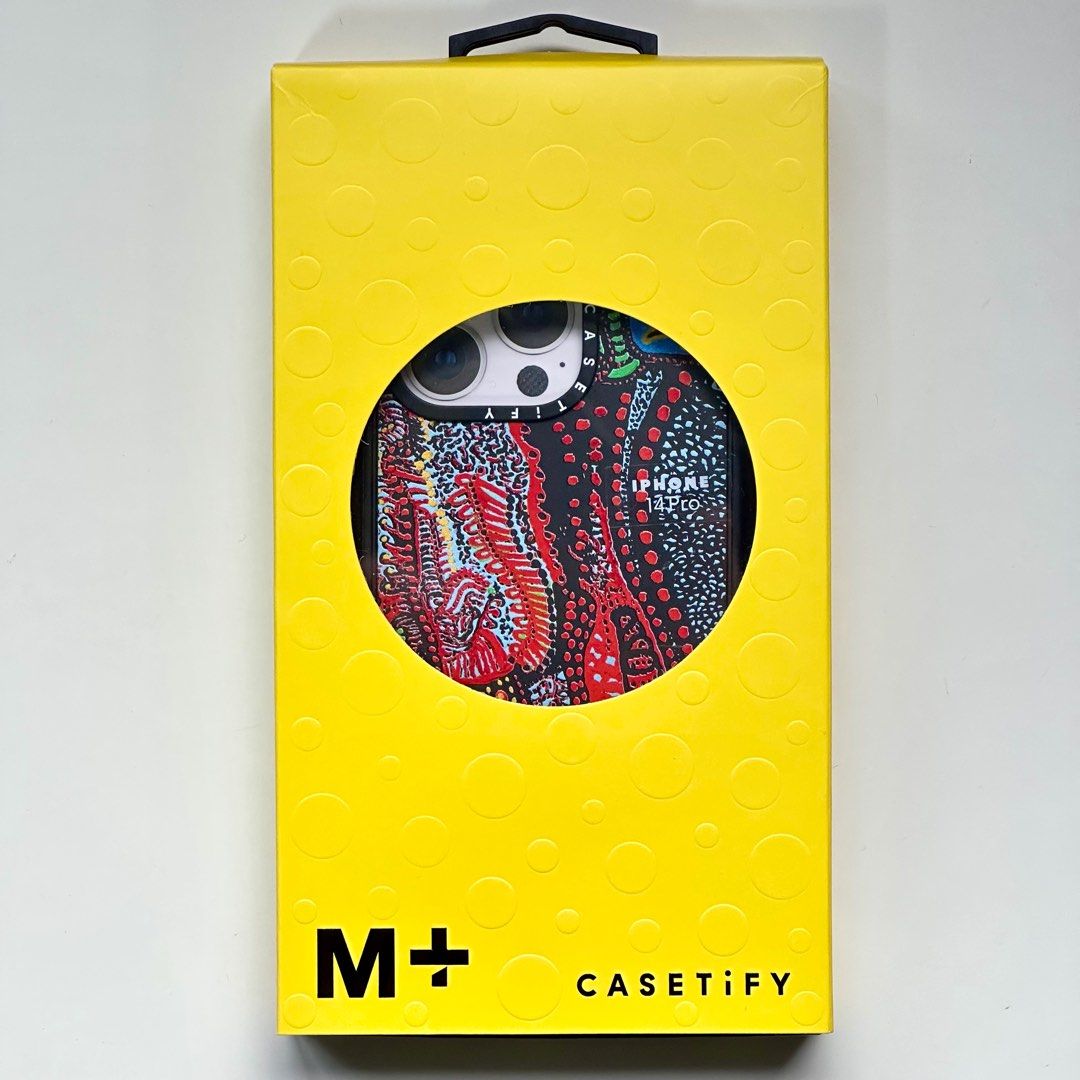 BN CASETiFY Yayoi Kusama x M+ Museum iPhone 14 Pro case, Mobile Phones
