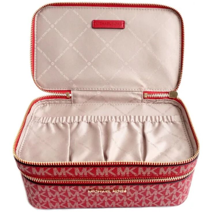 Michael kors gold makeup bag sales