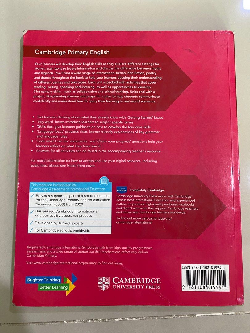 Carousell　Hobbies　Book　3,　Learner's　Textbooks　on　Cambridge　Magazines,　Toys,　Primary　English　Books