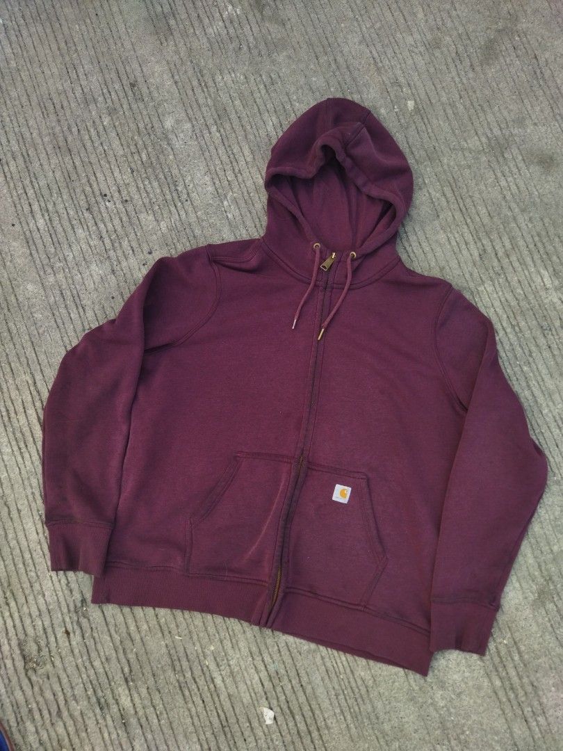 Carhartt Fullzip Hoodie (Category: Coats, Jackets and Outerwear) located in Quezon City. Submitted by greychild2k (Listing ID 1232841376, Image 1). Description: Carhartt Fullzip Hoodie Xxl on tag Width 25 Length 28 Issue: Grasa (dm para makita niyo) Excellent Condition Color Rate: 9/10 COLOR MAY VARY DUE TO LIGHTNING☀️ Quezon City📍.
