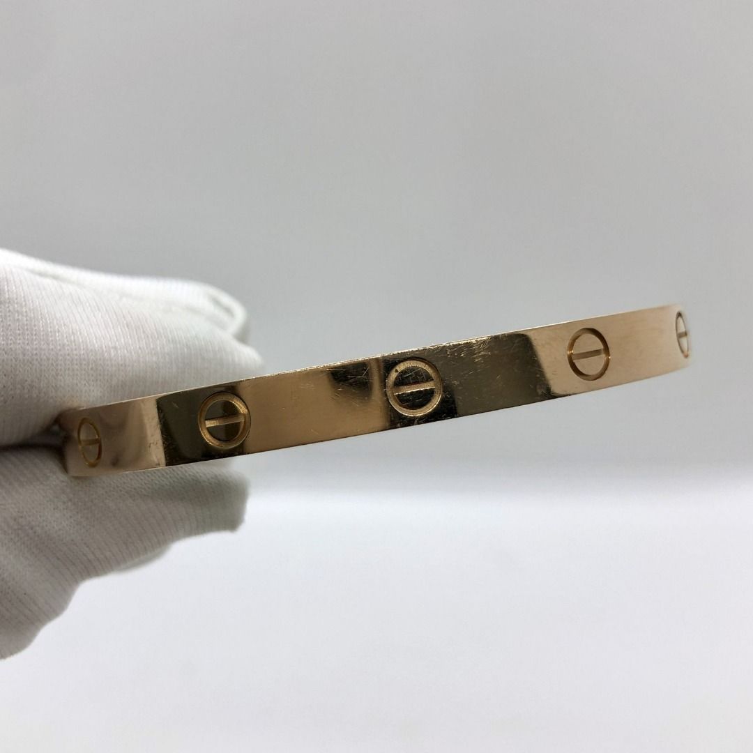 CARTIER AU 750 LOVE 33.72G SIZE 18 BRACELET 237013853 WE Luxury