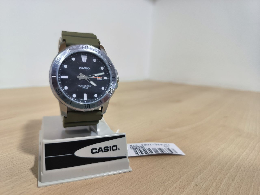 Casio General MTP VD01 3EV Green Resin Band Men Price Negotiable