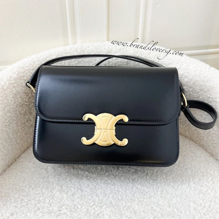 Celine Clutch with Chain in Textile with Triomphe Embroidery, Luxury, Bags  & Wallets on Carousell