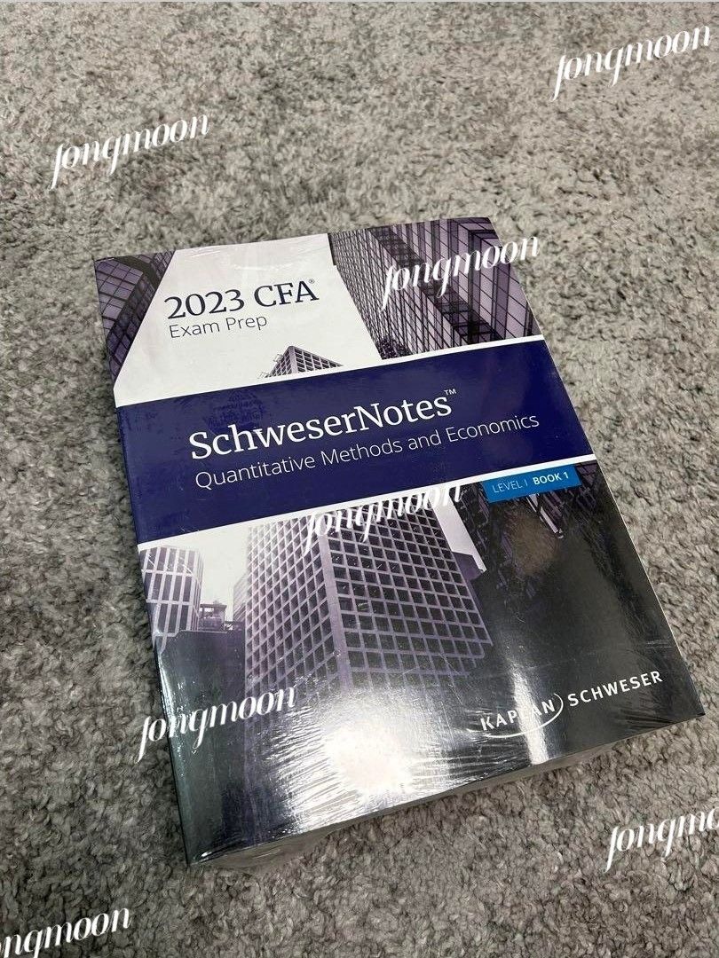 CFA 2023 Level 1 / 2 /3 Kaplan Schweser Notes 5books with