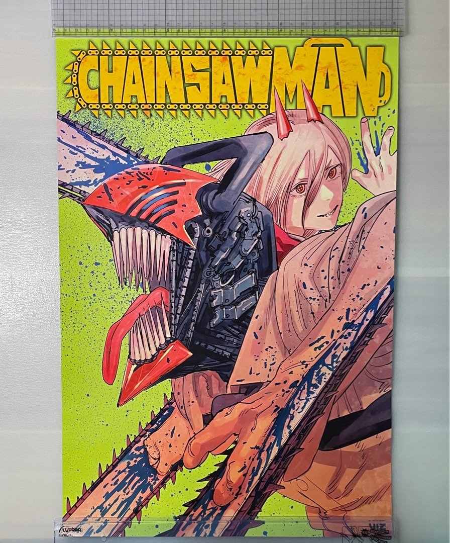 Set of 3!!Chainsaw man Engage kiss etc Chirashi/Poster/Flyer Anime Manga