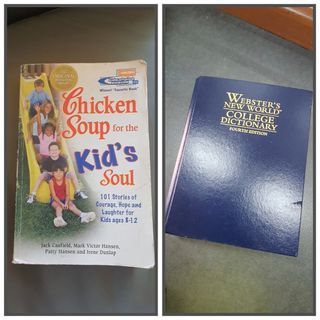 Chicken soup for the kids, photo frame plus Webster s dictionary