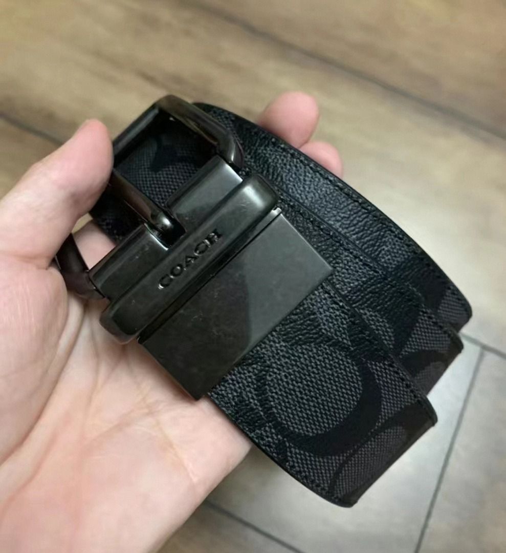 coach men's braided belt