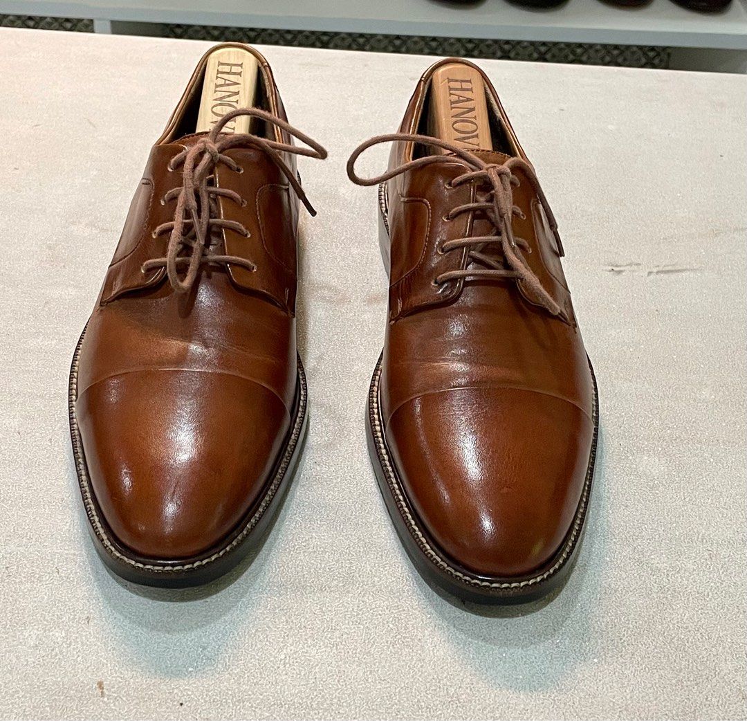 Cole Haan Warren CapToe Derby In British Tan Men s Fashion