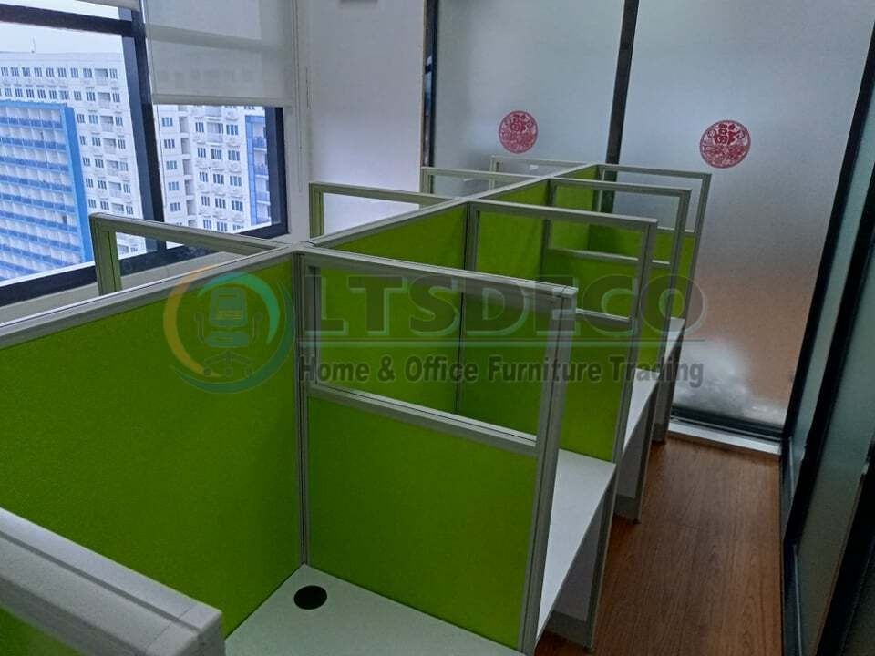 Cubicle table Office furniture // Bpo Modular Office Partition System