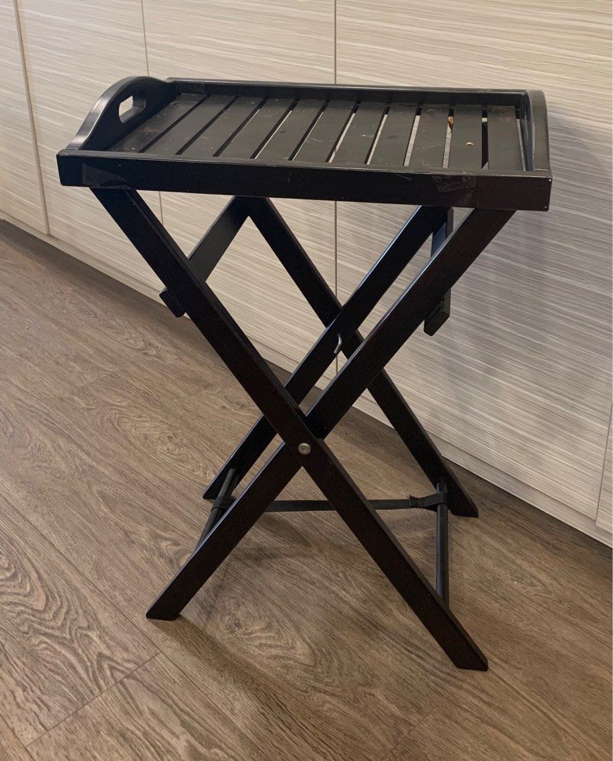 Dark wood Side Table, Furniture & Home Living, Furniture, Tables & Sets