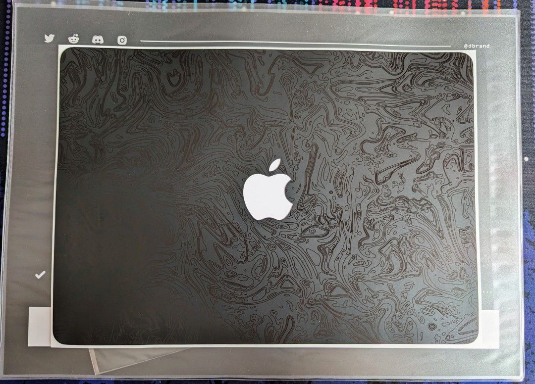 Dbrand M2 MacBook Air Triple Black Skin (Top Only), Computers & Tech