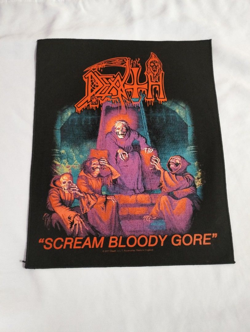 SCREAMING DEAD - HORROR PUNK LIMITED PATCH / BACK PATCH