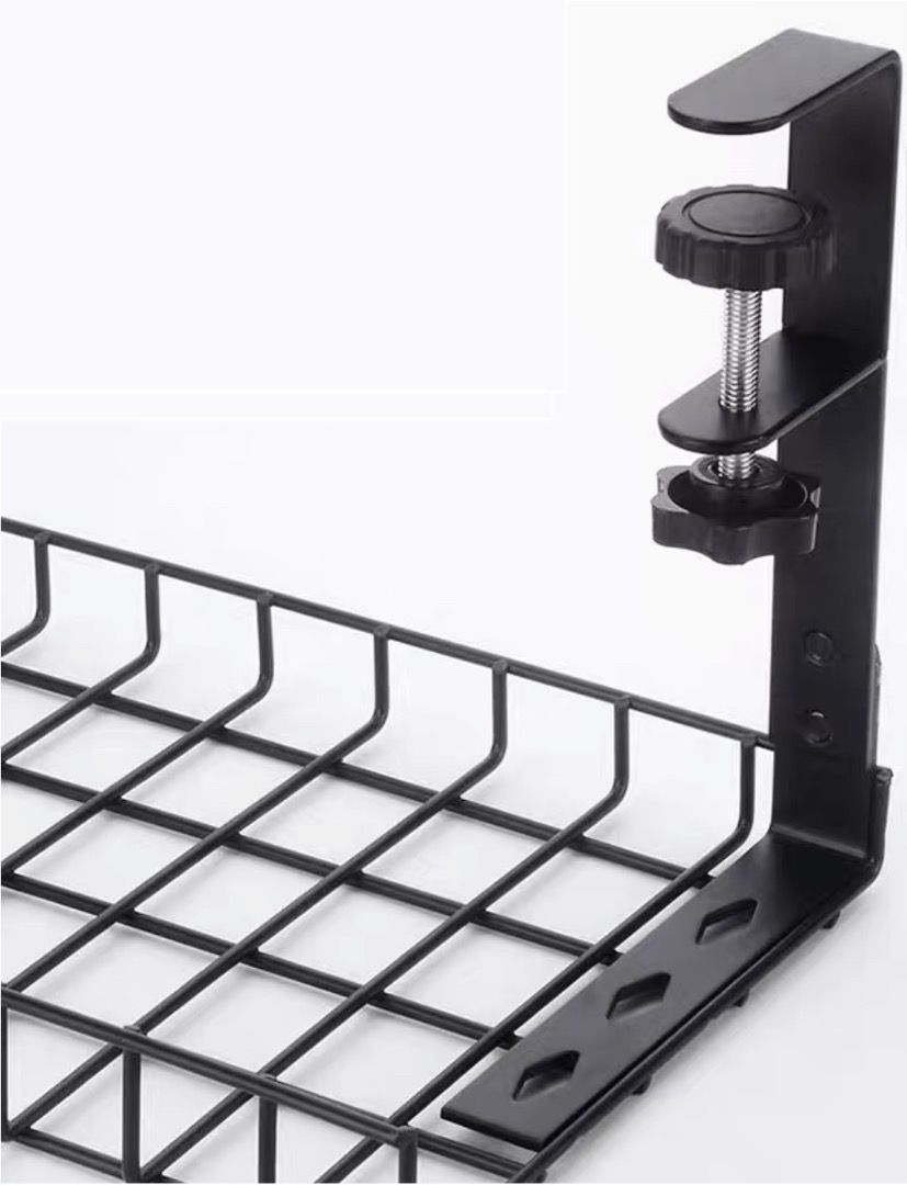 Desk table electrical socket cable and adaptor organiser, Furniture ...