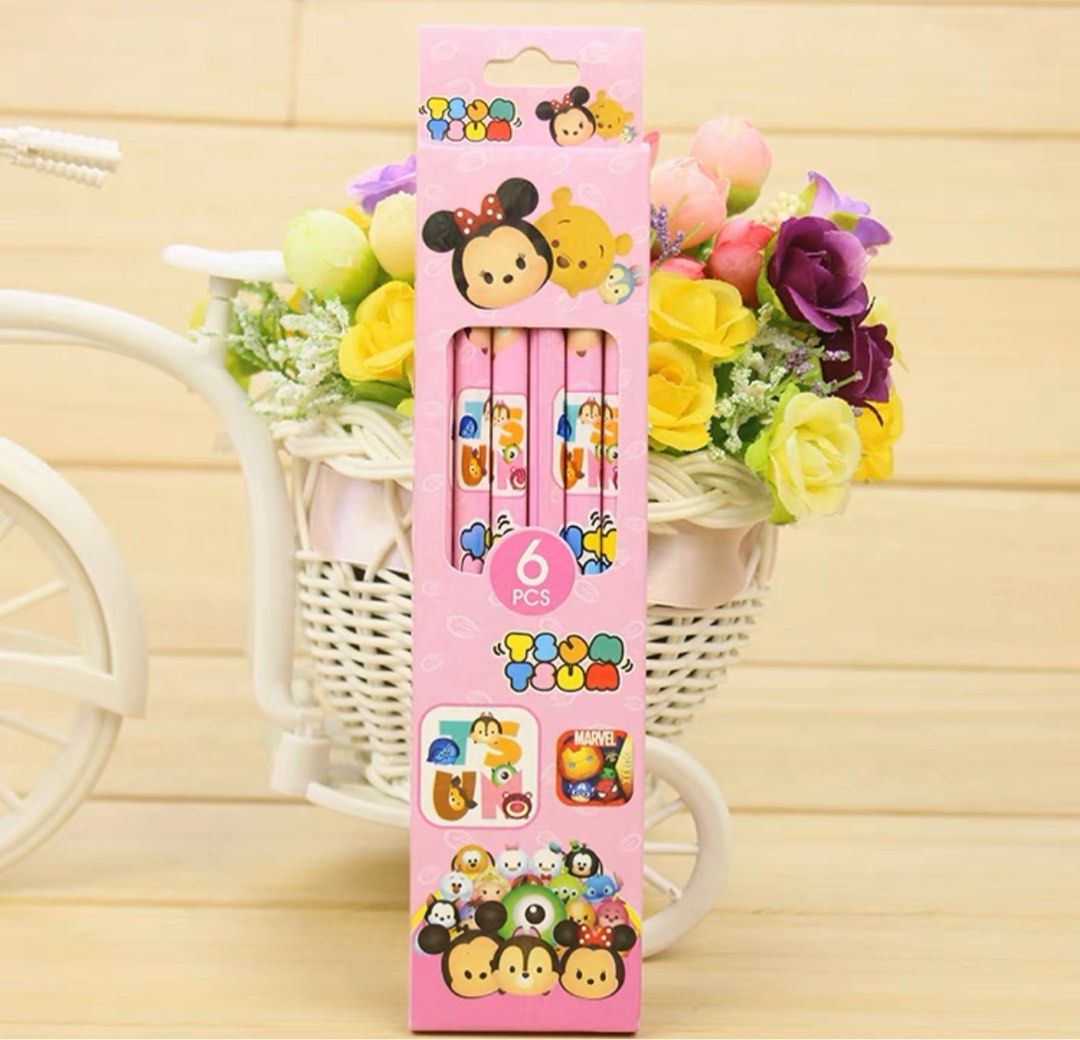 Disney Pencil (6pcs per box), Hobbies &amp; Toys, Stationery &amp; Craft ...