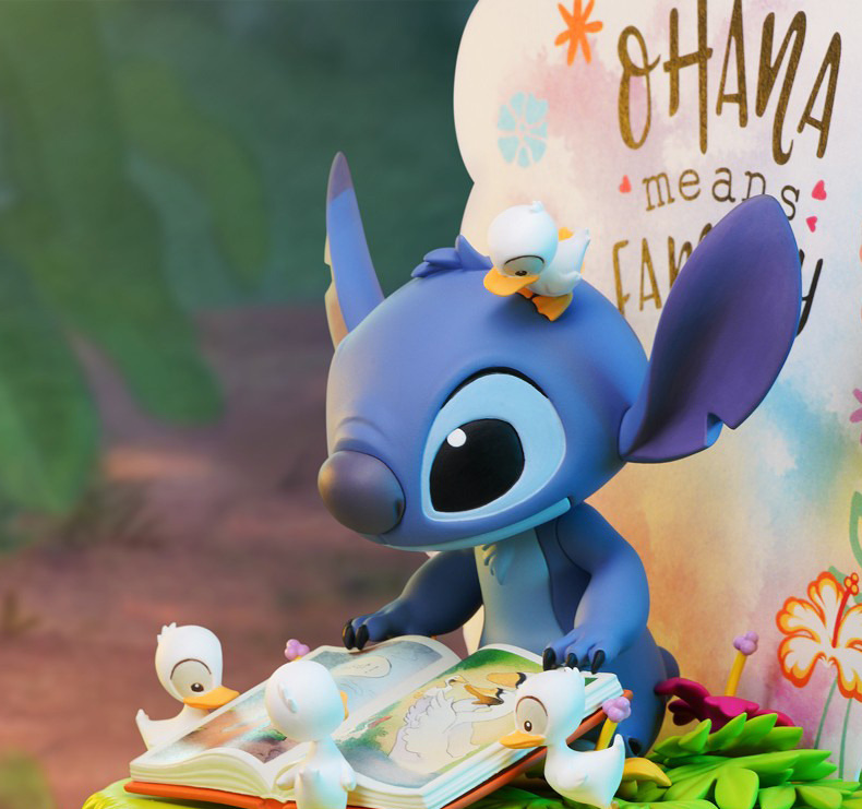 Disney Stitch with ducklings, Hobbies & Toys, Memorabilia