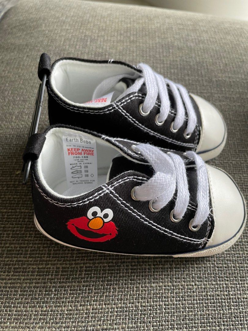 Earth Bebe Baby Shoes Elmo Black Babies Kids Babies Kids