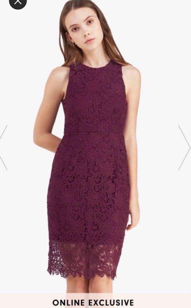 Claudette crochet lace sheath dress shop