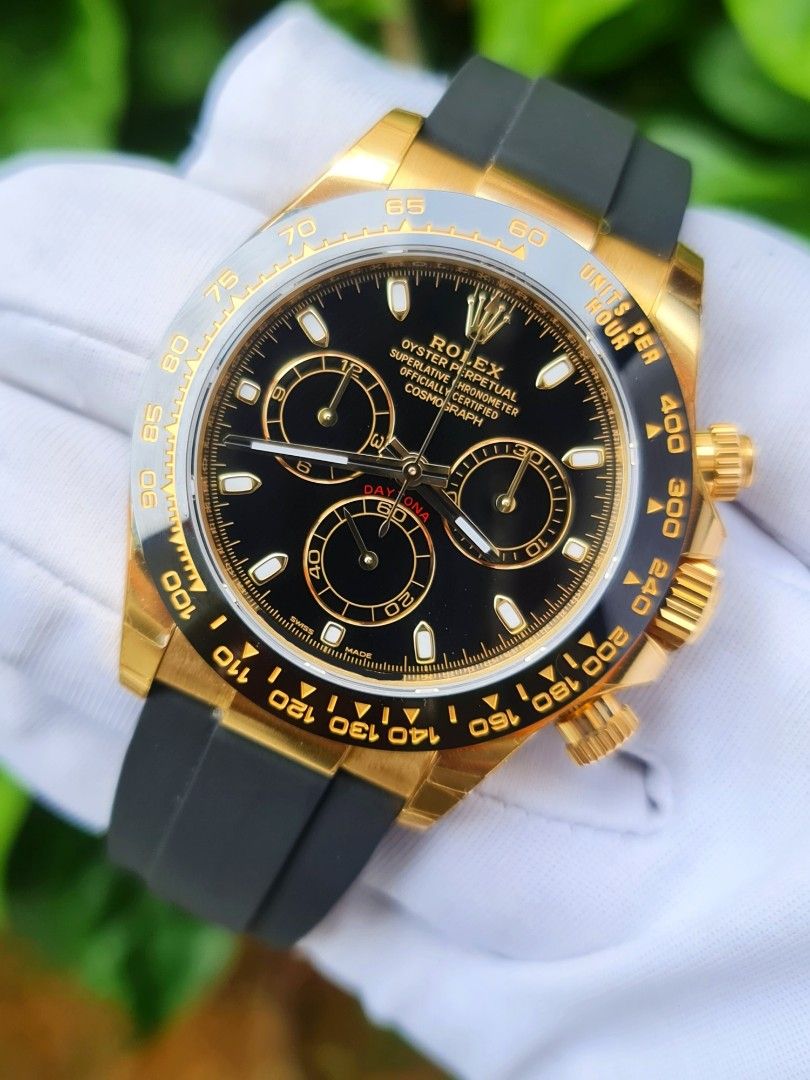 Rolex daytona oysterflex yellow new arrivals gold