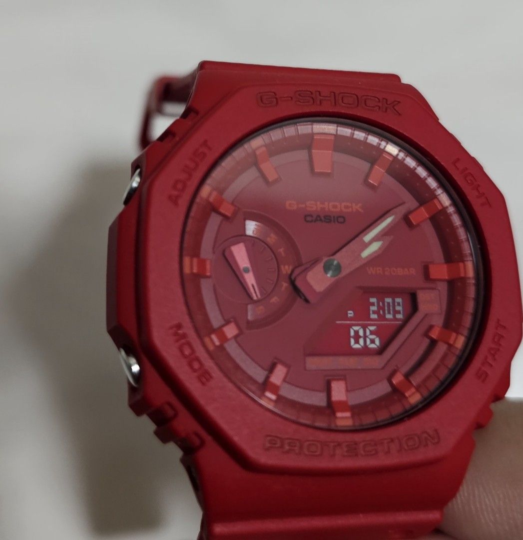 G Shock Casioak GA 2100 4A Red