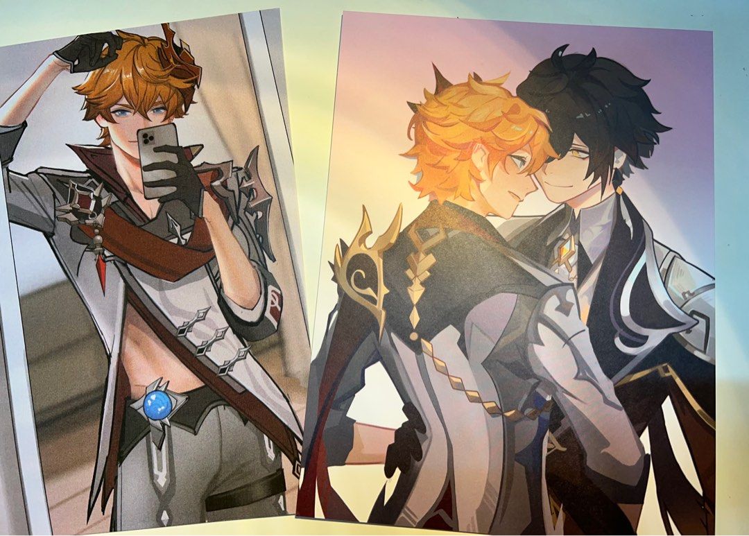 Genshin Impact Wts Xiao Zhongli Childe Tartali Art Prints Hobbies genshin-impact-wts-xiao-zhongli-childe-tartali-art-prints-hobbies