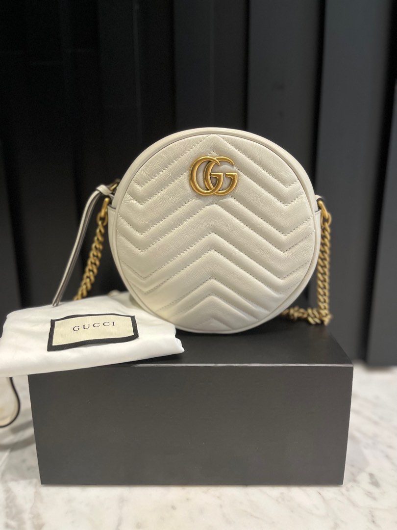 Marmont mini round shoulder bag sale