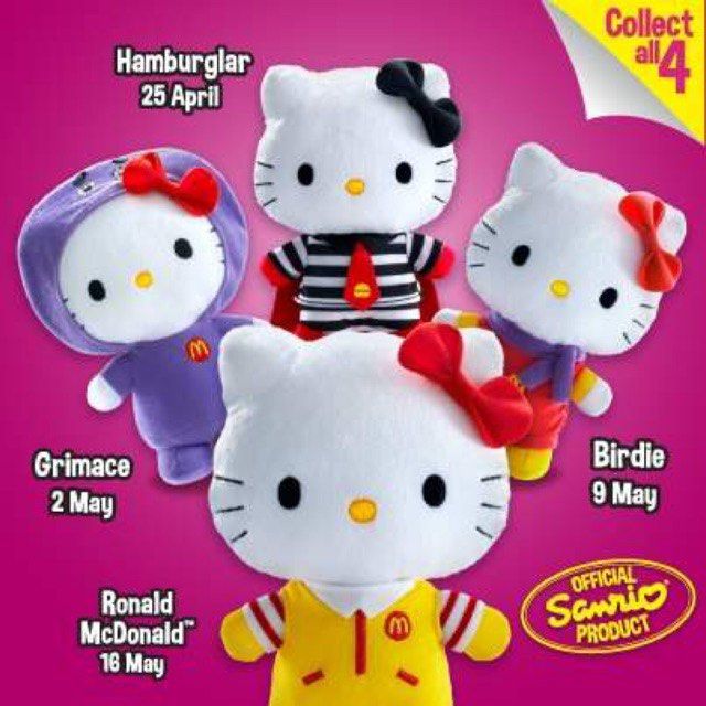 Hello Kitty Mcdonalds Hamburglar Ronald Birdie Grimace, Hobbies