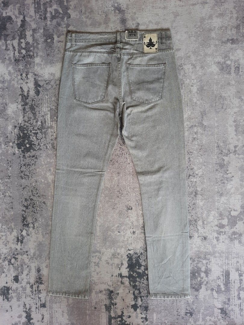 Hells bells stonewash grey denim jeans 32