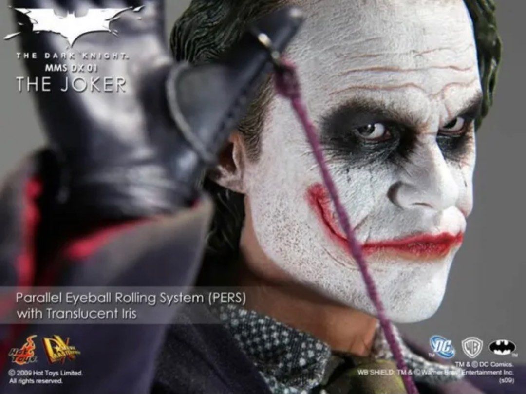 Hot Toys THE DARK KNIGHT DX01 HEATH LEDGER 1/6 The Joker / Policeman Full  Set with extra HT body