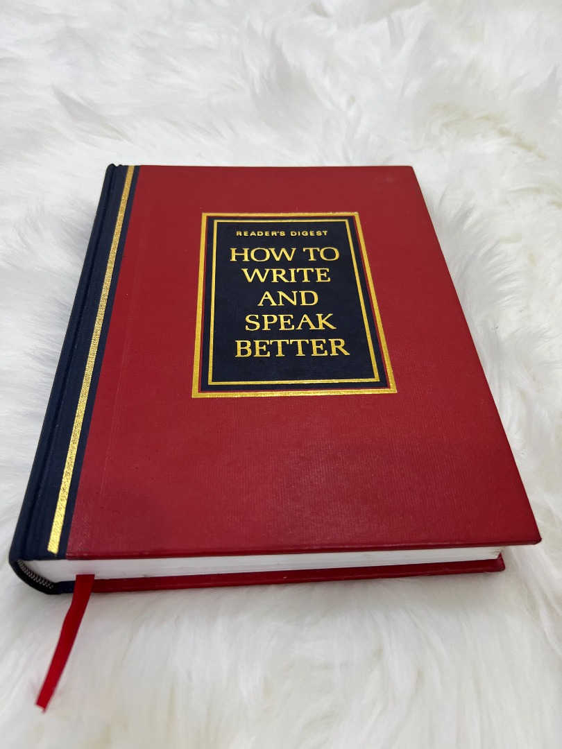 HOW TO WRITE AND SPEAK BETTER, Hobbies & Toys, Books & Magazines ...