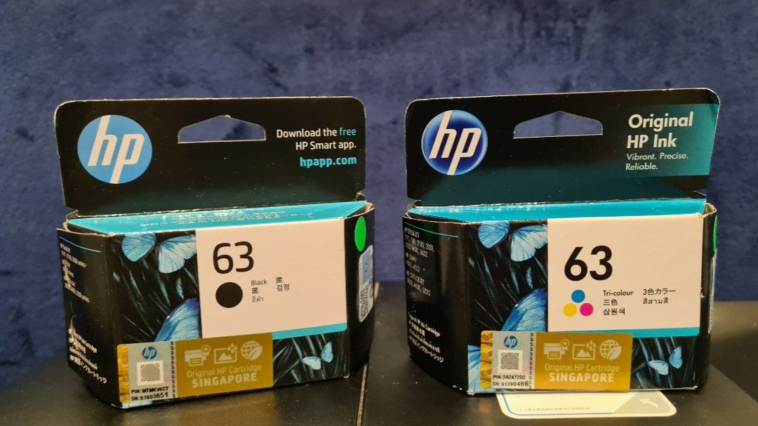 HP OfficeJet 5220 Printer with 2 new inks (black and tri-colour