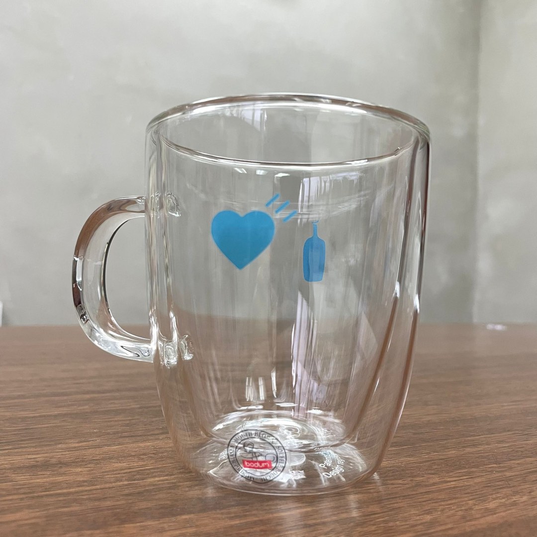 Human Made x Blue Bottle Double Wall Glass Mug, 傢俬＆家居, 廚具和餐具, 廚水杯、水壺