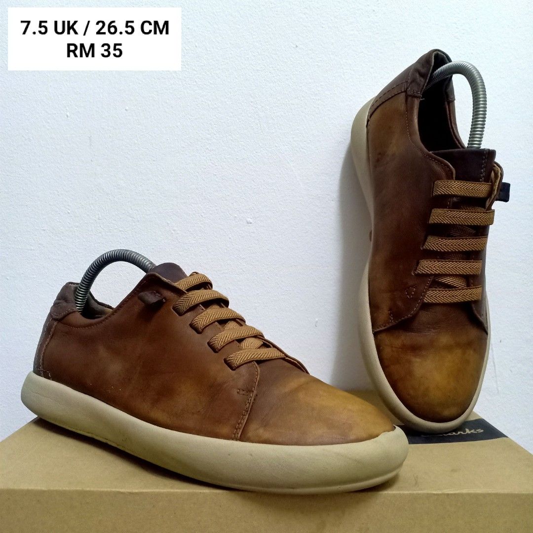 Hush puppies leather discount sneakers