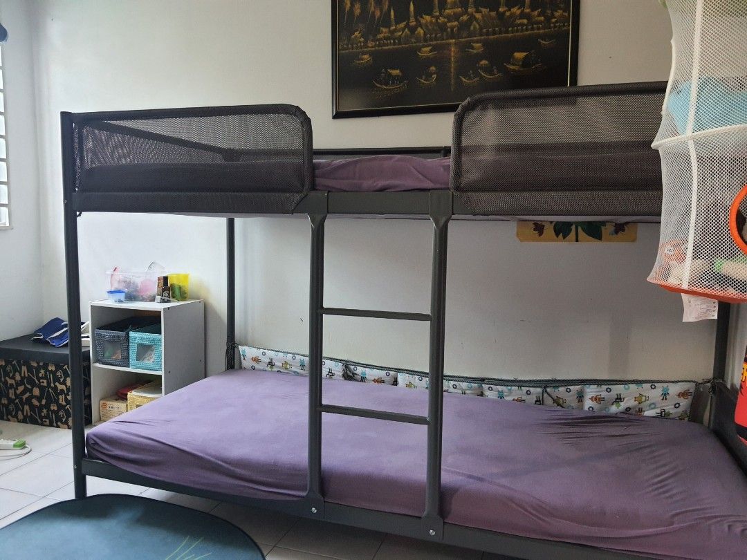IKEA Tuffing Bunk Bed, Furniture & Home Living, Furniture, Bed Frames